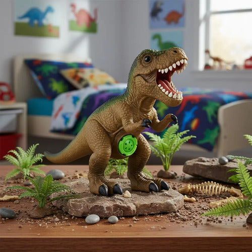 Dinosaurio Juguete 22cm- Trex- Tiranosaurio Rex- Sonido