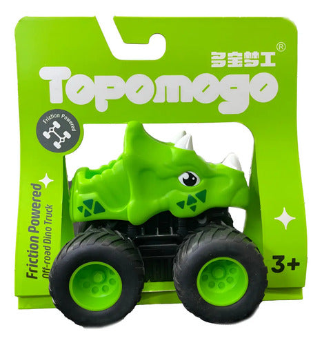 Camioneta De Juguete 4x4 Fricción De Dinosaurio