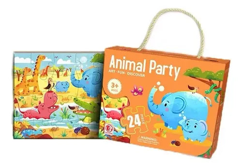 Rompecabezas Puzzle24pcs Didáctico Educativo Animales Bosque