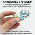 Teclado Boton Click Fidget Antiestres Llavero Sensorial Surtido