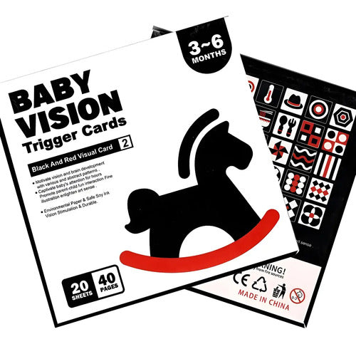 Set De Tarjetas De Estimulación Visual | Bebes Sensorial-