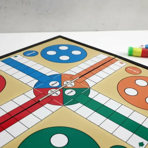 Juego De Mesa Ludo Magnético Mediano 27x27cm