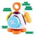 Cubo Sensorial Pajarito Busy Didáctico Para Bebés Y Niños Blanco Pájaro