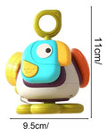 Cubo Sensorial Pajarito Busy Didáctico Para Bebés Y Niños Blanco Pájaro