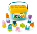 Juego Balde Bloques De Encaje Bebé Color Celeste Huanger Celeste