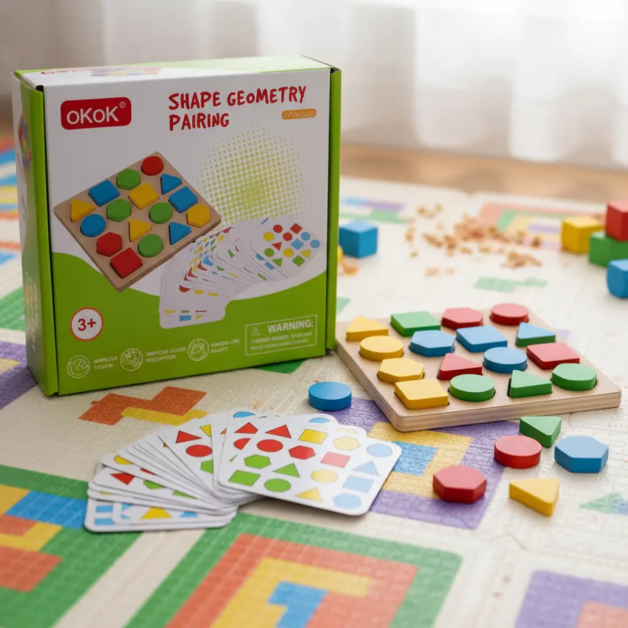 Juego Montessori Clasificador Encaje Figura Madera Didáctico