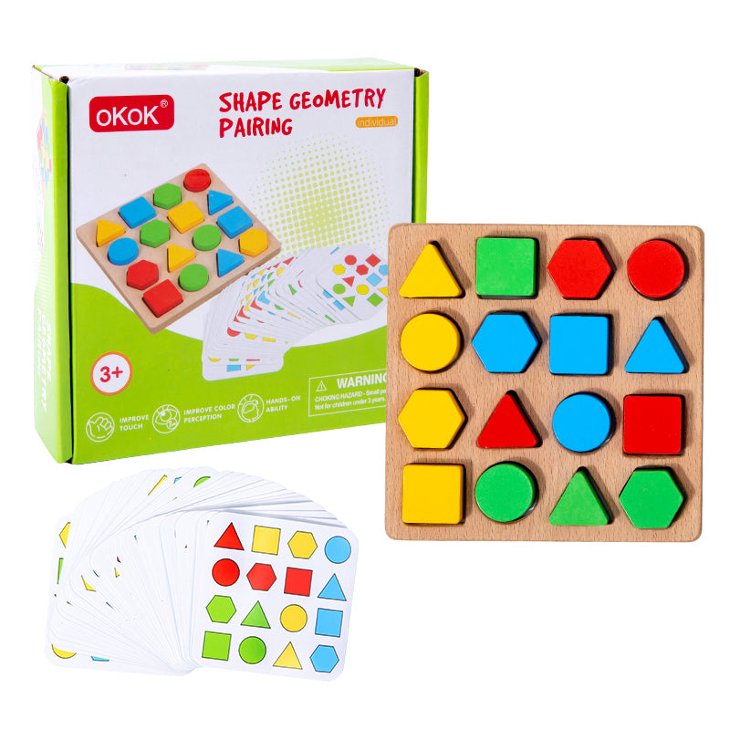 Juego Montessori Clasificador Encaje Figura Madera Didáctico